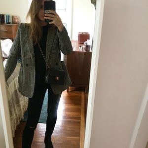 Check Wool Blazer